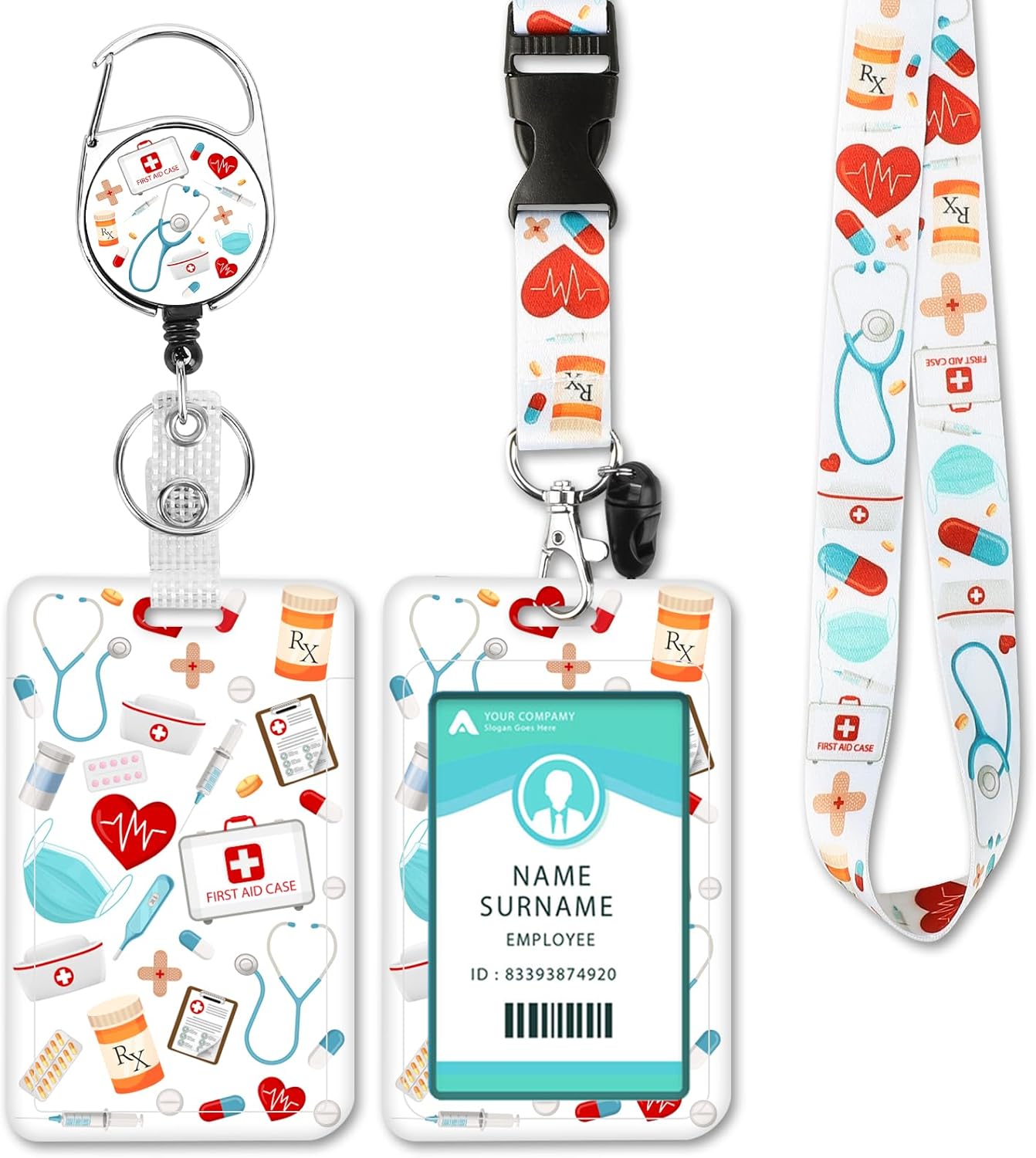 Porte Badge Infirmière