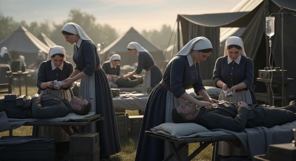 Le rôle de l’infirmière première guerre mondiale : un engagement au cœur du conflit